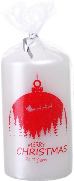 Свічка декоративна 70х120 ялинкова прикраса Pako-If