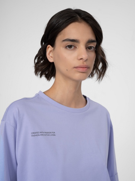 Футболка 4F 4FSS23TTSHF336-52S р.XS фиолетовый