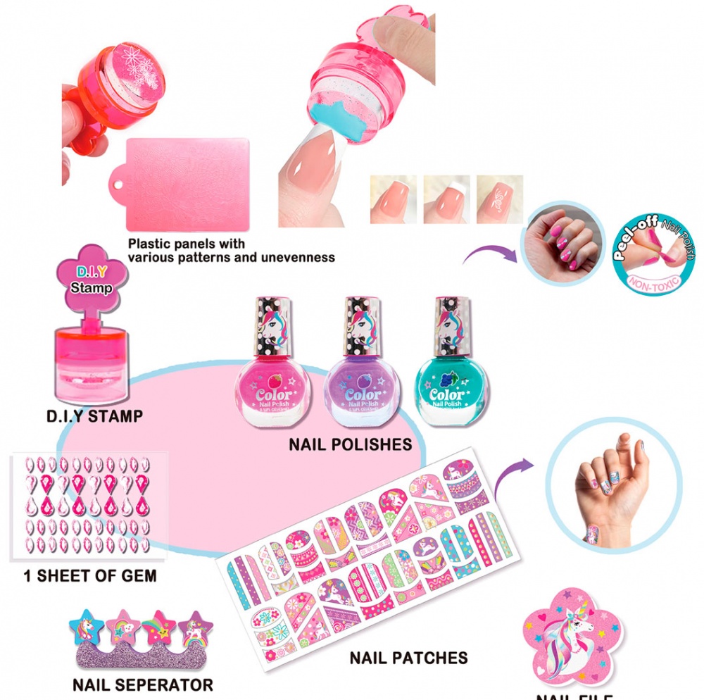 Игровой набор TOKIDAS маникюр 28 аксессуаров