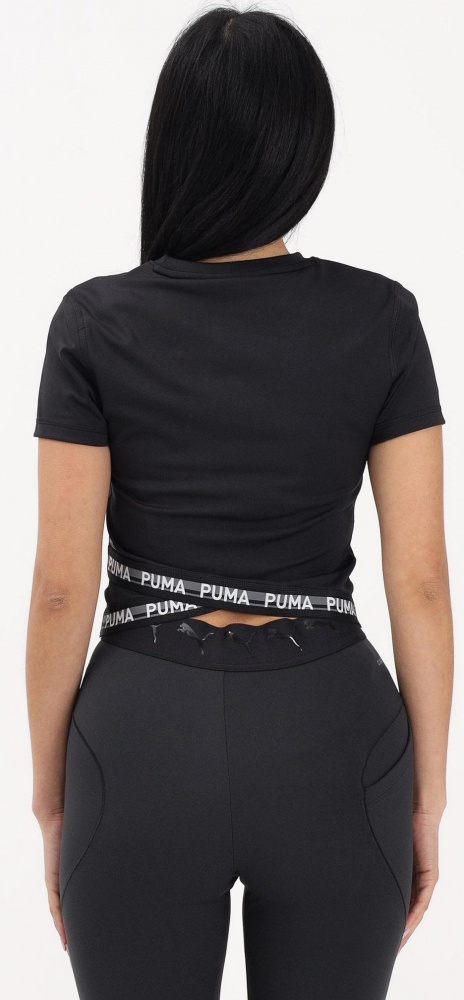 Футболка Puma Strong Cross Back Tee 52849401 р.S чорний