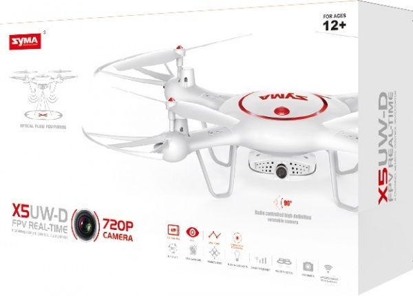 Квадрокоптер на р/к Syma 32 см з поворотною FPV-камерою в асортименті X5UW-D