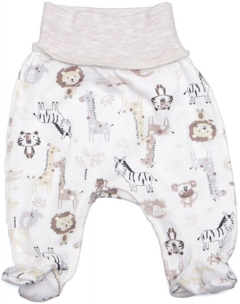 Ползунки детские Baby Veres Crazy Zoo р.50 бежево-коричневый 