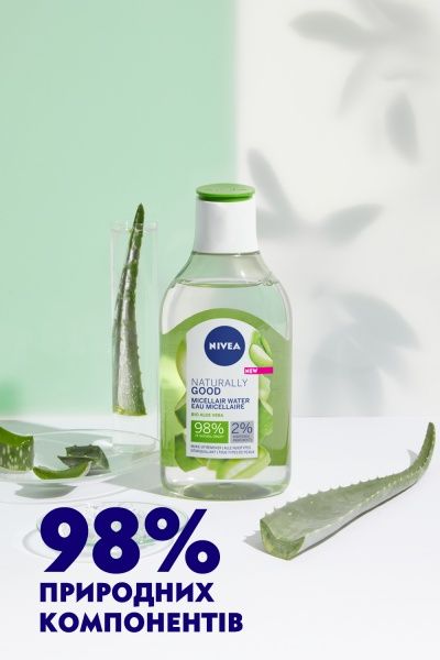 Гель для умывания Nivea Naturally Good мицеллярный 140 мл