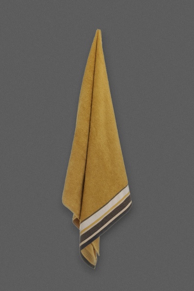 Рушник махровий Aya 70x140 см гірчичний La Nuit 