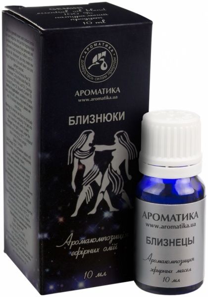 Аромакомпозиция Ароматика Близнюки серія Знаки зодіаку 10 мл 