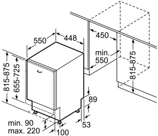 Встраиваемая посудомоечная машина Siemens SR 635X01IE
