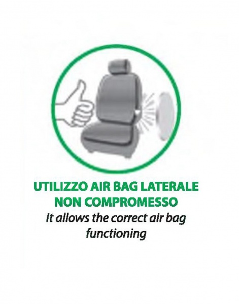 Набір чохлів для сидінь MARANELLO Fodera Univ Dublin Nero червоний із чорним