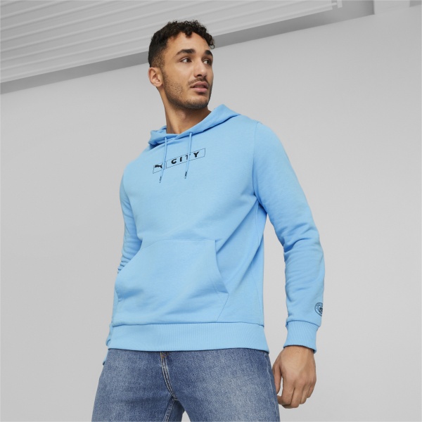 Джемпер Puma MCFC FTBLLEGACY HOODY 76947910 р. XXL блакитний