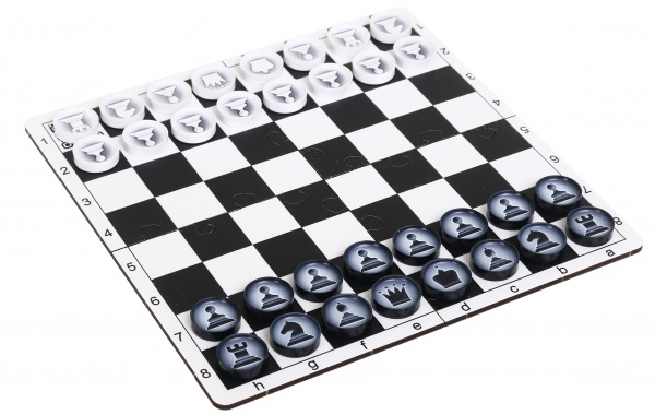 Ігровий набір Шахи та шашки пазл 2 в 1 200х200 мм