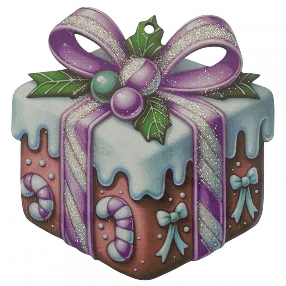 Підвіска MIS LT Подаруночок малий 6 см в асортименті