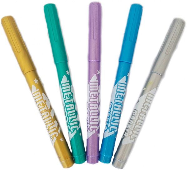 Набір фломастерів 8690 Metallic, 5 шт. Centropen
