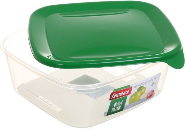 Контейнер для зберігання 1,7 л зелений Flamberg