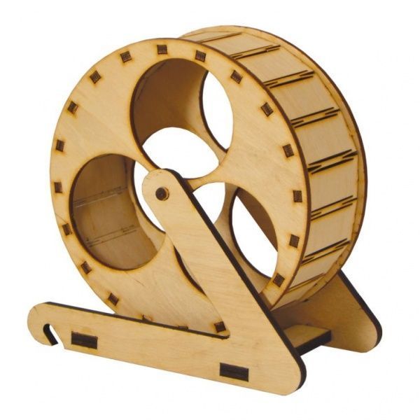 Колесо-барабан Лорі для хом’яка дерево 14 см 026/4