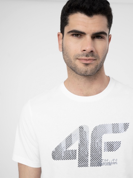 Футболка 4F TSHIRT M309 4FSS23TTSHM309-10S р.2XL білий