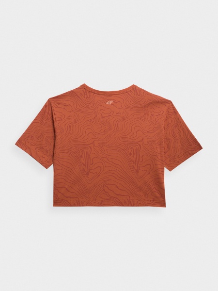 Футболка 4F TSHIRT F0768 4FSS23TTSHF0768-90S р.XL коричневий