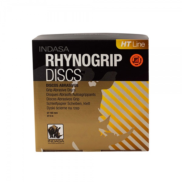 Круг шлифовальный INDASA самозацепной на 57 отверстий Line Ultravent 150 мм 55371