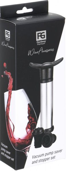 Вакуумная помпа для сохранения вина ZR814 Flamberg