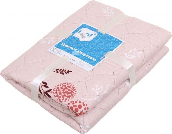 Покривало Кульбаба 160x210 см UP! (Underprice) рожевий з малюнком 