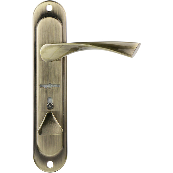 Ручка на планці BRUNO BR-42-L 42 мм антична латунь