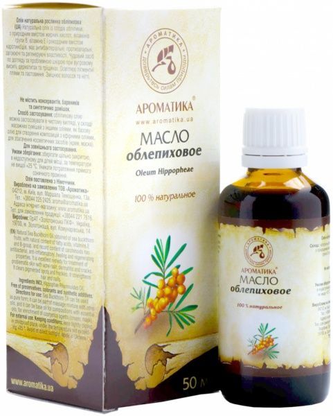 Масло натуральное Ароматика Обліпихова 50 мл 