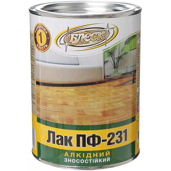 Лак меблевий ПФ-231 Блеск глянець 0,7 л