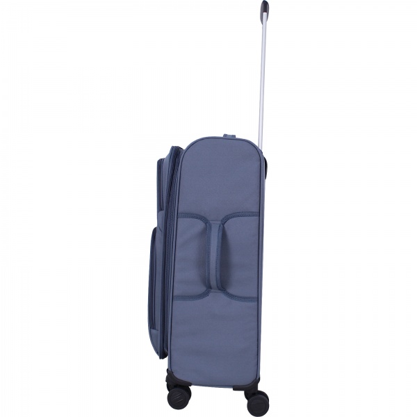 Валіза Bagland М New 70 л сірий 3799124 