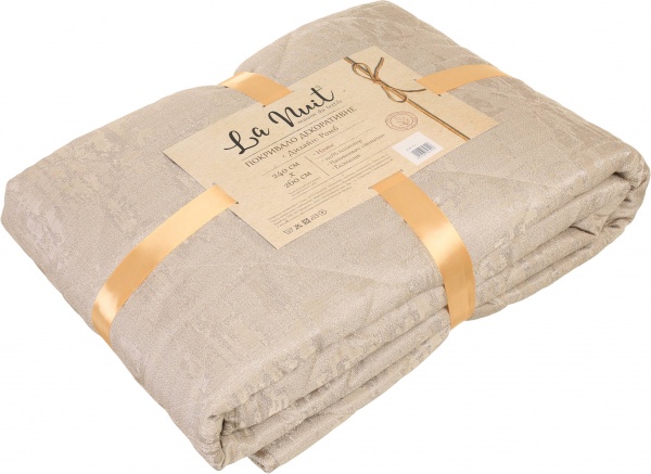 Покрывало Style 710 240x260 см La Nuit темно-бежевый 