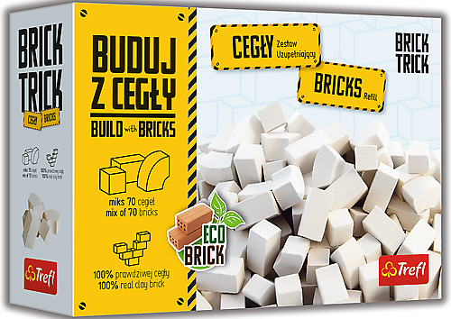 Конструктор Trefl Brick Trick мікс білі замкові цеглини 61557