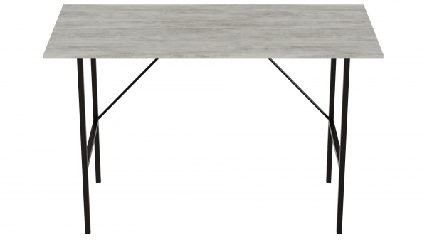 Стіл Line Лайт 1000x500x16 мм урбан лайт/чорний 