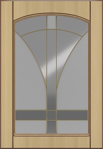 Фасад для кухни Грейд-Плюс Клен светлый патина №420 713x496 ВТ левый Винтаж