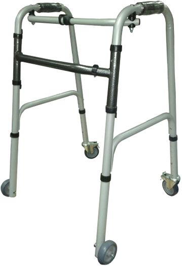 Ходунки-рамки на 4 колесах складные регулируемые по высоте MEDOK MED-03-012