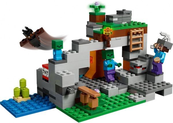 Конструктор LEGO Minecraft Пещера зомби 21141