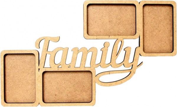 Заготовка рамка Family 50х30х0,6 см Rosa Talent 