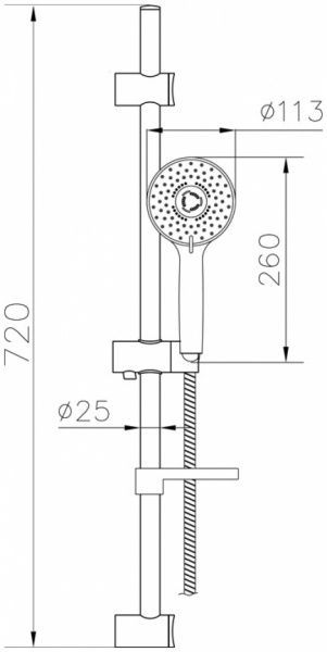 Душевой набор Mixxen Фабио MXZ0044 