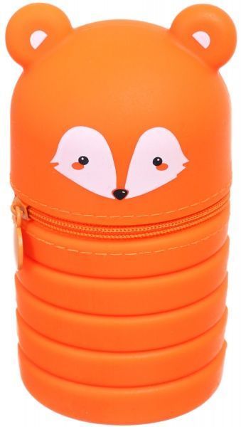 Пенал-тубус Лисичка 11х6,5/19х6,5 см помаранчевий