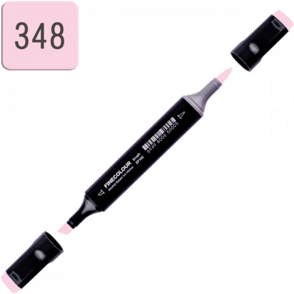 Маркер спиртовой FINECOLOUR EF102-348N чистый розовый 