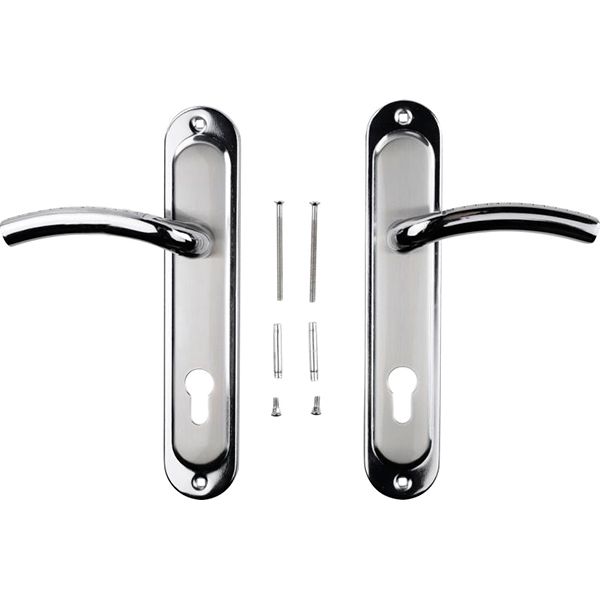 Ручка на планке Bruno Trendy 135 PZ матовый никель/хром