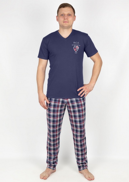 Пижама мужская Roksana №653/16113 р. 54 синий