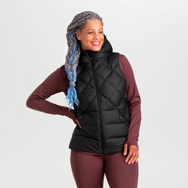 Жилет Outdoor Research WOMEN'S COLDFRONT HOODED DOWN VEST 283200-0001 р.S черный