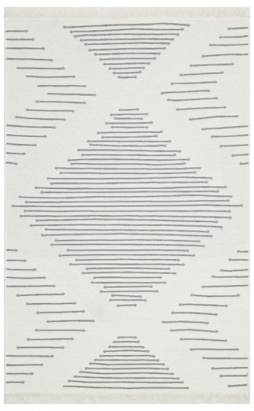 Килим Ekohali Arya AR 15 Grey 160x230 см двосторонній 