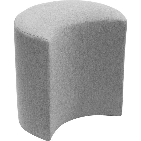 Пуф Марбет Півмісяць Look №9 40х40х24 см сірий