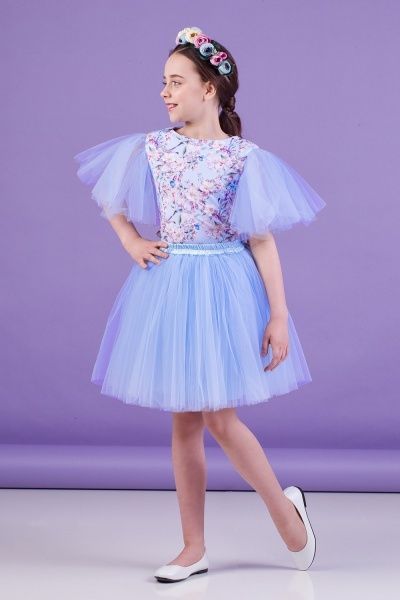 Сукня Zironka блузка та спідниця р.146 блакитний Z2-64-0002-1 