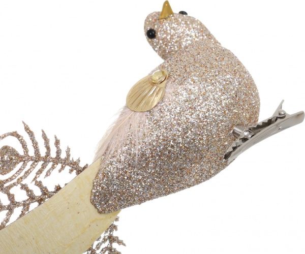 Декорация новогодняя Птичка с долгим хвостом 29 см EPI-EYJY7809-19 