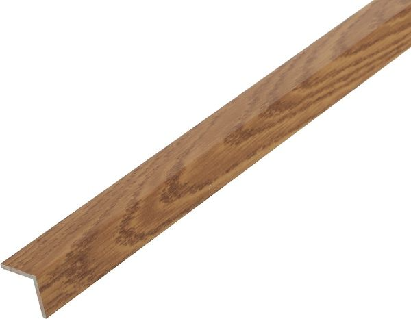 Кутник алюмінієвий АЛЮПРО 15x15x1,5 мм 2500 мм с клейкой лентой фіам темний