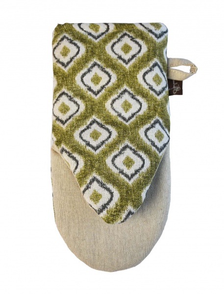 Рукавица Villa узор 15x25 см зеленый Прованс 