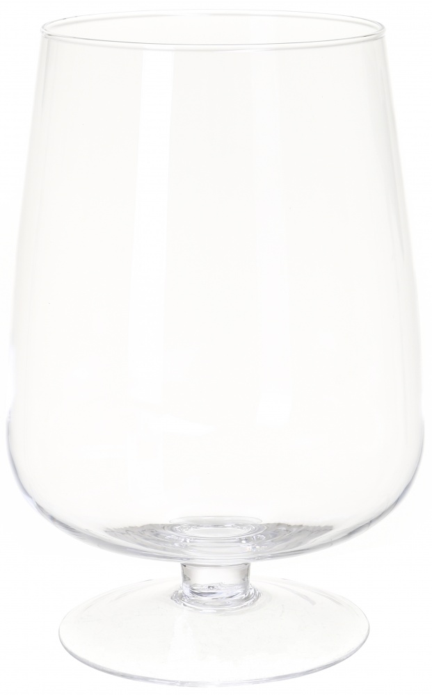 Ваза стеклянная Wrzesniak Glassworks 15-2949B 28 см прозрачная