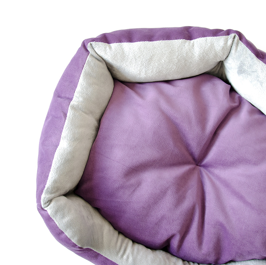 Лежак 10 центів для Джека Кула 65х55х15 см лилово-серый