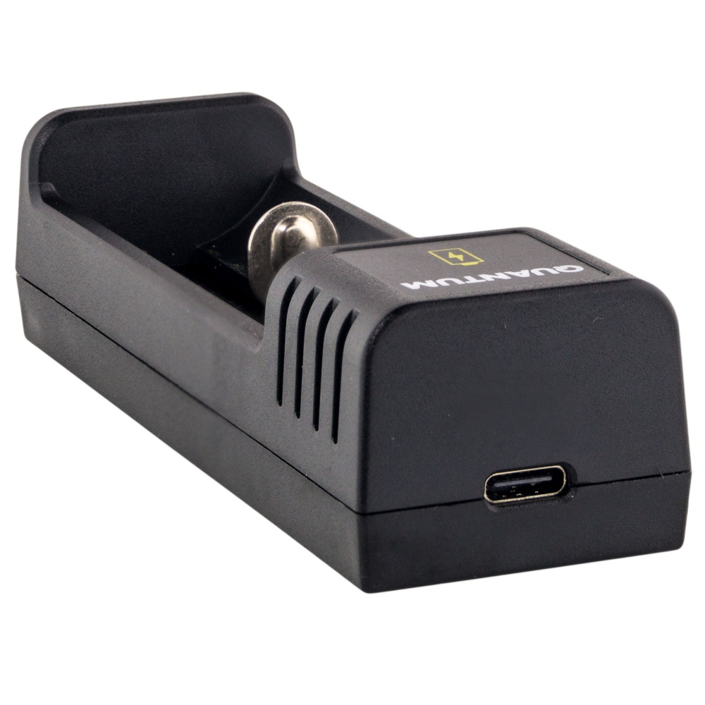 Зарядний пристрій Quantum для Li-ion 3.7V акум. 1-slot (USB) 1 шт. (QM-BC2010)