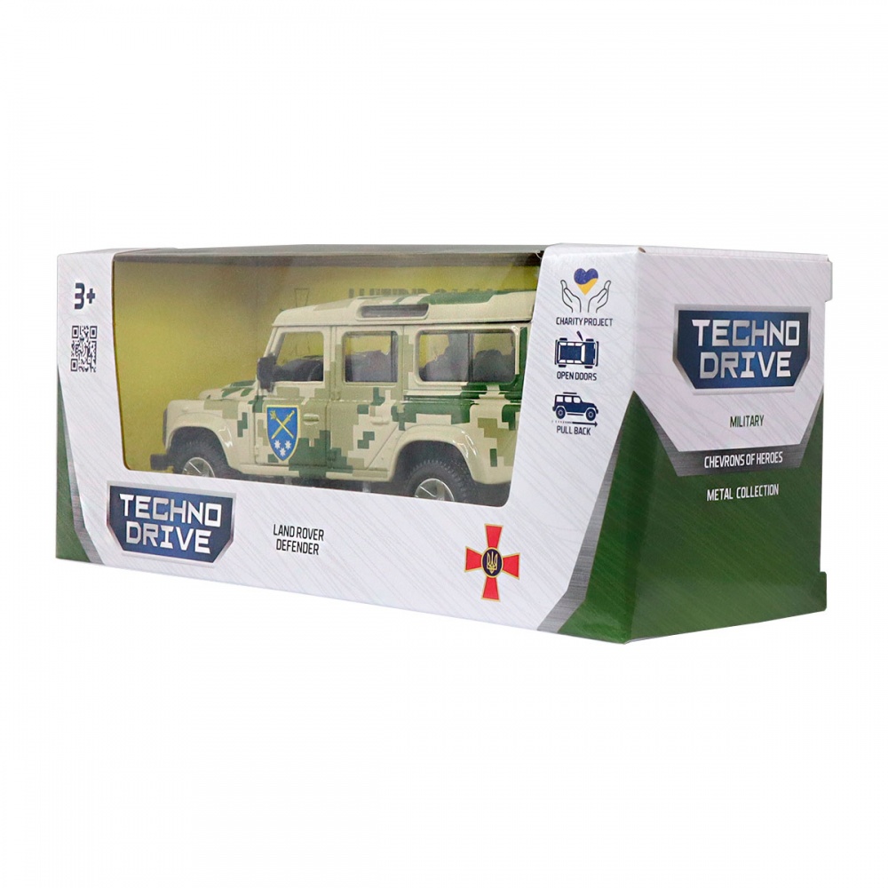 Автомодель TechnoDrive 1:32 серии Шевроны Героев Land Rover Defender ОК «Восток» 250396UM