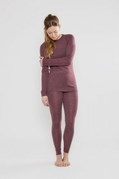 Термобілизна Craft MERINO 180 SET W 1907887-488200 M бордовий меланж